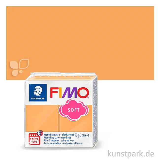 Artikelbild 1 des Artikels “FIMO soft Modelliermasse 57 g Einzelfarbe | Papaya Sorbet“