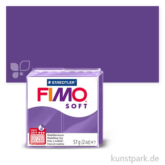 Artikelbild 1 des Artikels “FIMO soft Modelliermasse 57 g Einzelfarbe | Pflaume“