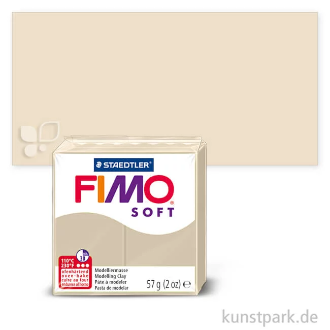 Artikelbild 1 des Artikels “FIMO soft Modelliermasse 57 g Einzelfarbe | Sahara“