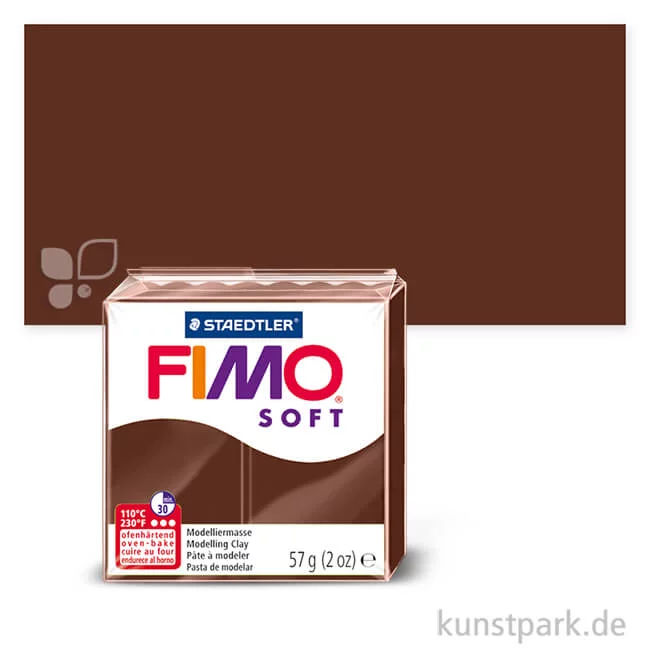 Artikelbild 1 des Artikels “FIMO soft Modelliermasse 57 g Einzelfarbe | Schokolade“