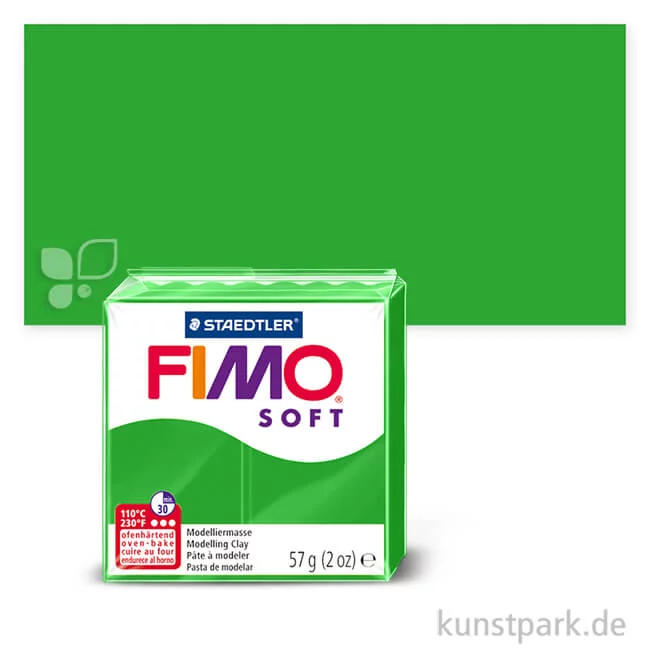 Artikelbild 1 des Artikels “FIMO soft Modelliermasse 57 g Einzelfarbe | Tropischgrün“