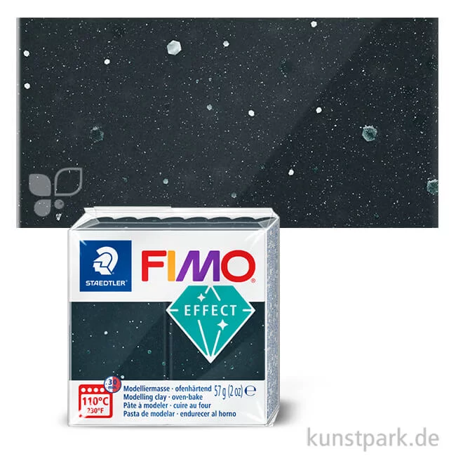 Artikelbild 1 des Artikels “FIMO Steinfarben Effekt 57 g Granit Schwarz“