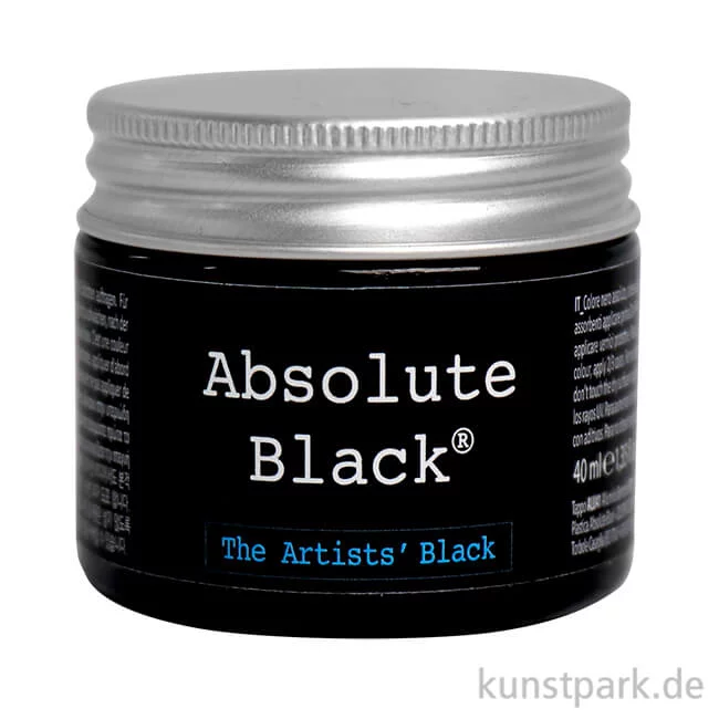 Artikelbild 1 des Artikels “Fleur Absolute Black - Malfarbe, Matt Schwarz, 40 ml “