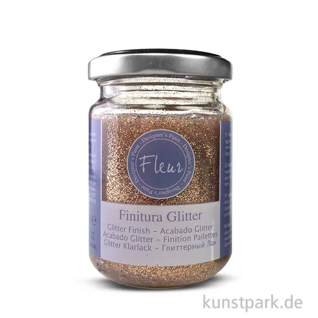 Artikelbild 1 des Artikels “FLEUR Chalky Look Glitter Finish, 130 ml Glitter Gold Glam“