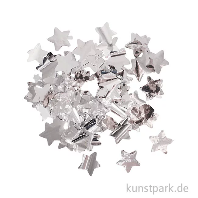 Artikelbild 1 des Artikels “Folien-Konfetti - Sterne, 3 cm, 15 g Silber“