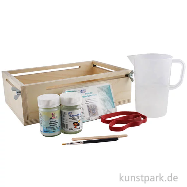 Artikelbild 1 des Artikels “Formenbau Komplett-Set mit Vario-Giesskasten, 7-teilig mit Anleitung “