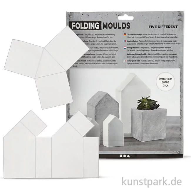 Artikelbild 1 des Artikels “Form-Matten Häuser und Dreiecke, 6-14,5 cm, 5 Stück “