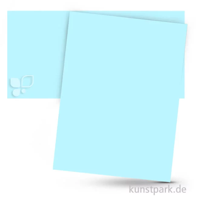 Artikelbild 1 des Artikels “Fotokarton 50x70 cm, 10 Bogen, 300g Farbe | Eisblau“