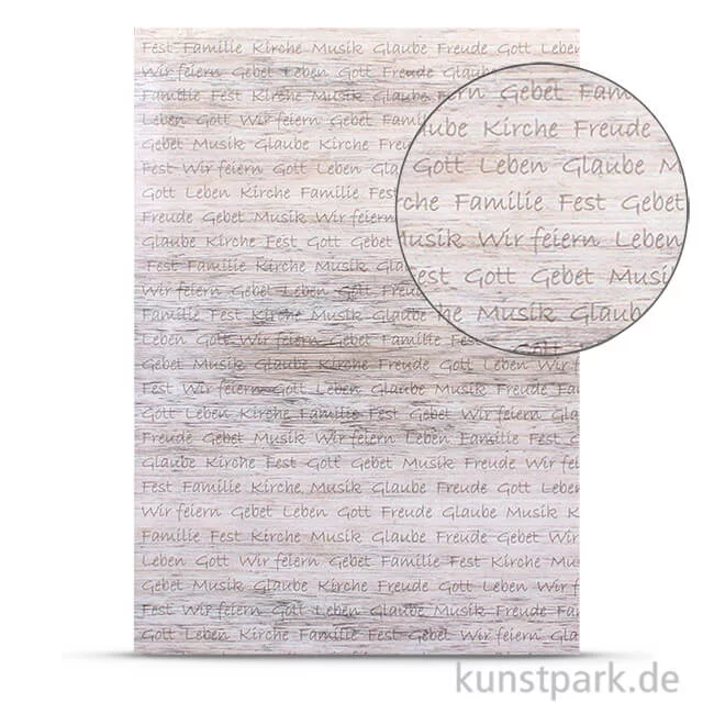 Artikelbild 1 des Artikels “Fotokarton Hope - Schrift, DIN A4, 300g “