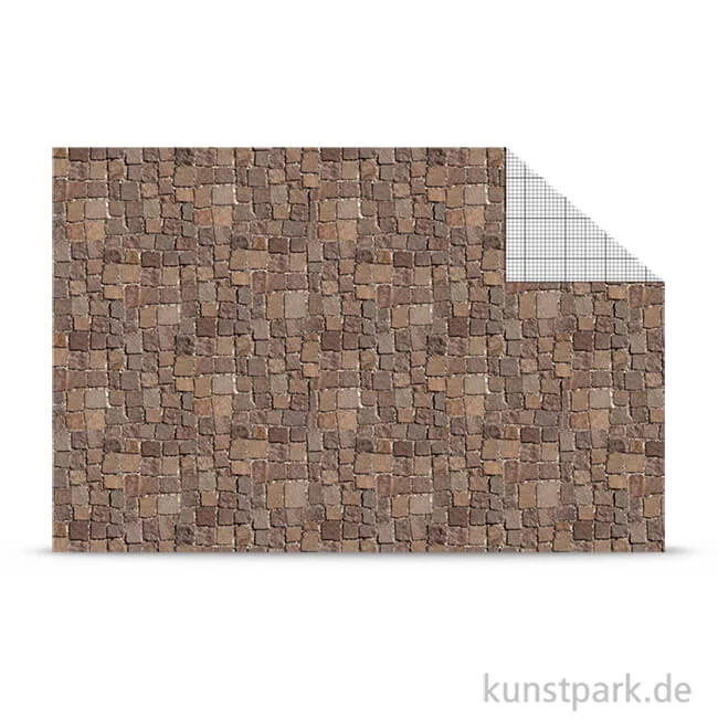 Artikelbild 1 des Artikels “Fotokarton Modellbau - DIN A4 Blatt | Straßenpflaster“