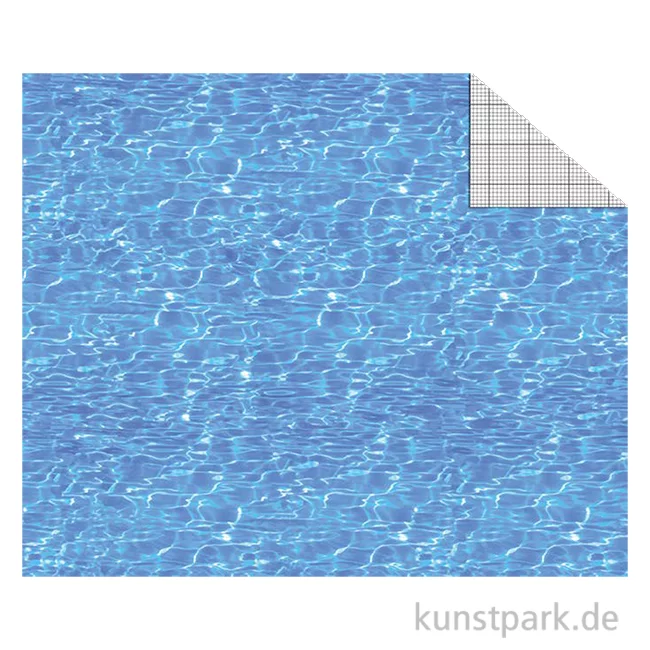 Artikelbild 1 des Artikels “Fotokarton Modellbau - DIN A4 Blatt | Wasser“