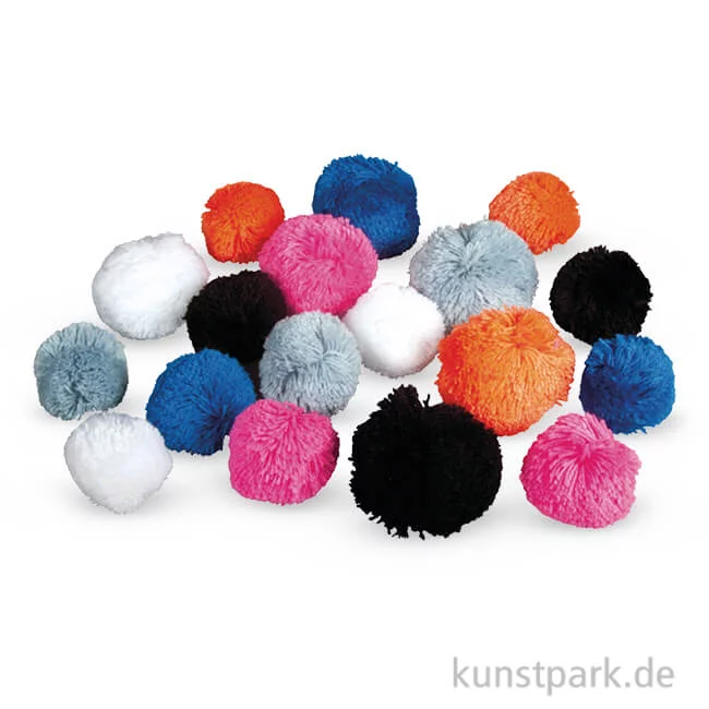 Artikelbild 1 des Artikels “Garn Pompons Set - Sporty, 18 Stück “