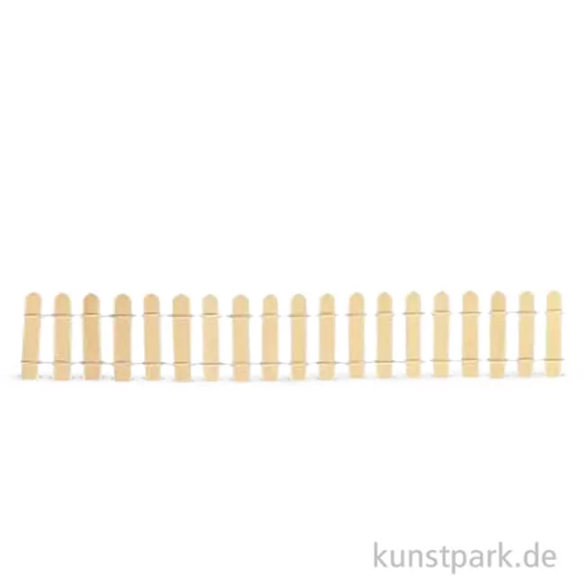 Artikelbild 1 des Artikels “Mini Gartenzaun - Natur 30 cm Länge, 3 cm Höhe “