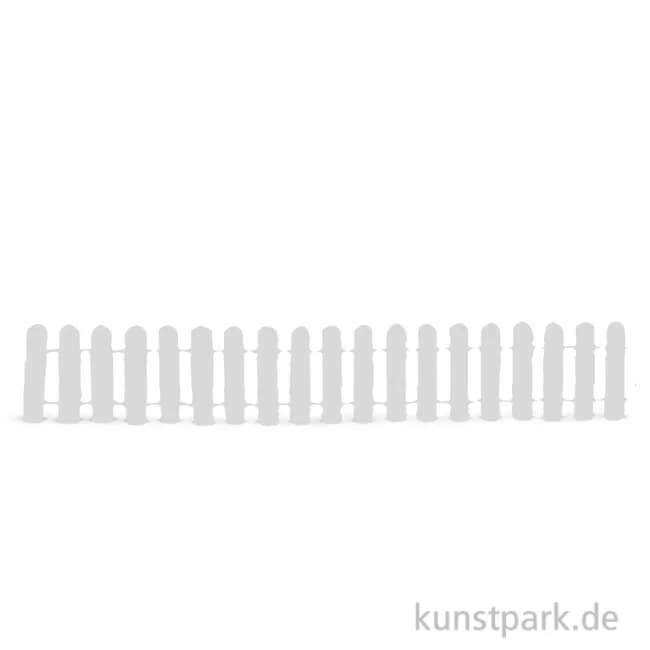 Artikelbild 1 des Artikels “Mini Gartenzaun - Weiß 30 cm Länge, 3 cm Höhe “