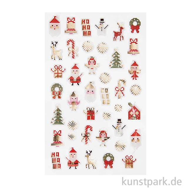 Artikelbild 1 des Artikels “Gelsticker - Christmas, Put A Bow On It, Pixel, 41 Aufkleber “