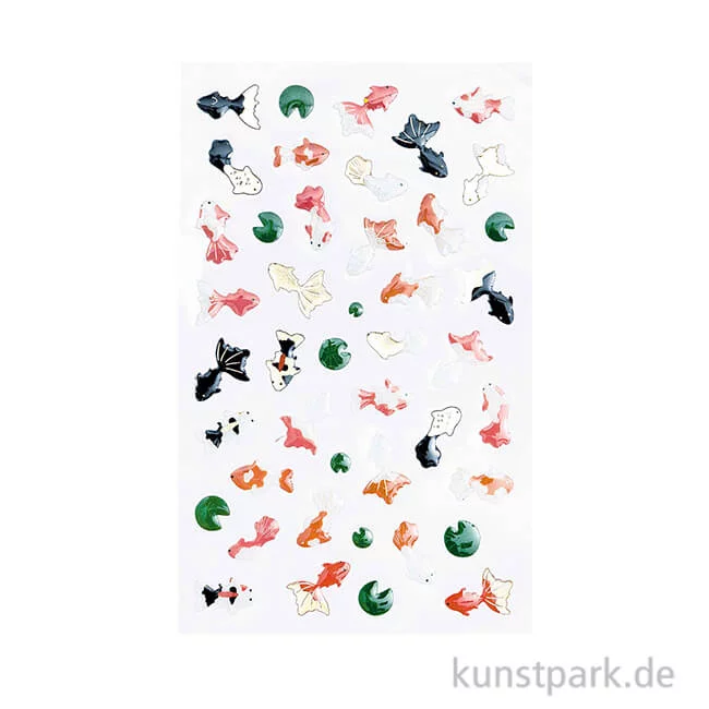 Artikelbild 1 des Artikels “Gelsticker - Jardin Japonais, Kois & Lotus “