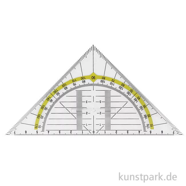 Artikelbild 1 des Artikels “Geodreieck Kunststoff mit Griff, 14 cm “
