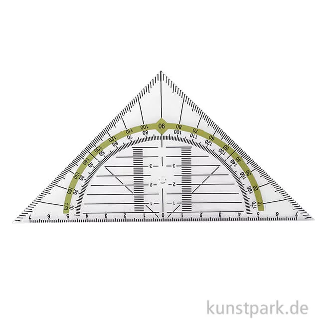 Artikelbild 1 des Artikels “Geodreieck Kunststoff ohne Griff, 14 cm “