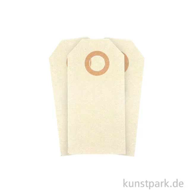 Artikelbild 1 des Artikels “Geschenkanhänger aus Pappe - Natur 3x6 cm - 30 Stück“