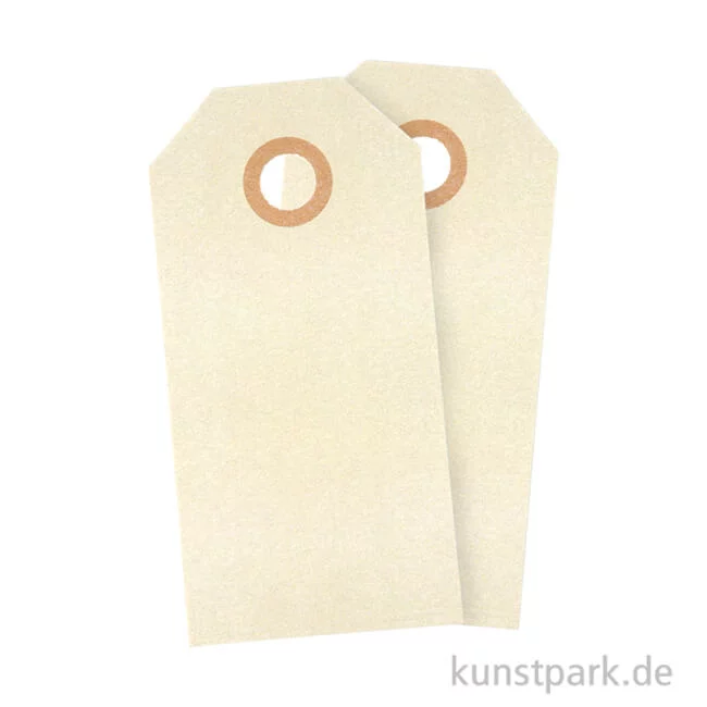 Artikelbild 1 des Artikels “Geschenkanhänger aus Pappe - Natur 4x8 cm - 20 Stück“