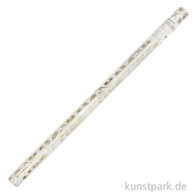 Artikelbild 1 des Artikels “Geschenkpapier - Christmas Rocks, Tannenzweige, Weiß, 200 x 70 cm “