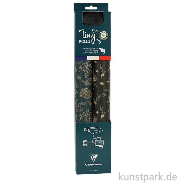 Artikelbild 1 des Artikels “Geschenkpapier Set mit Zubehör - Modern, Petrol & Schwarz “