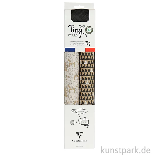Artikelbild 1 des Artikels “Geschenkpapier Set mit Zubehör - Nordic, Kraft & Weiß “