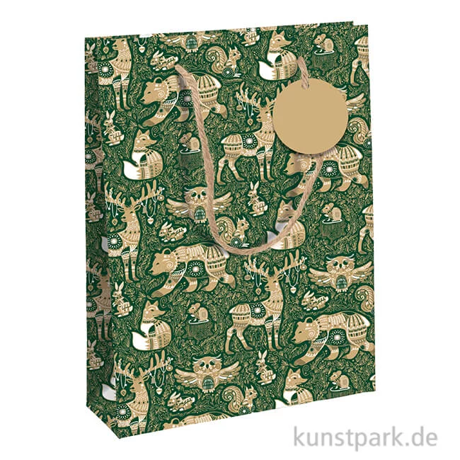 Artikelbild 1 des Artikels “Geschenktasche Forest, Kraft, 26,5 x 14 x 33 cm “