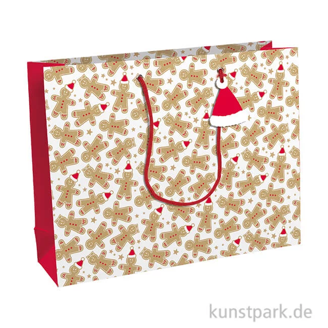 Artikelbild 1 des Artikels “Geschenktasche Lebkuchen, Kraft, 37,3 x 11,8 x 27,5 cm “