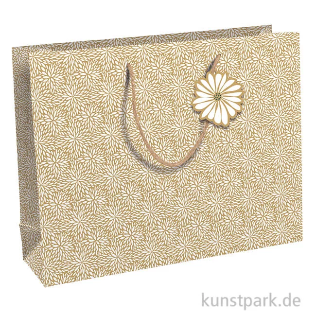 Artikelbild 1 des Artikels “Geschenktasche Nature mit Anhänger, 37 x 11,8 x 27,5 cm “