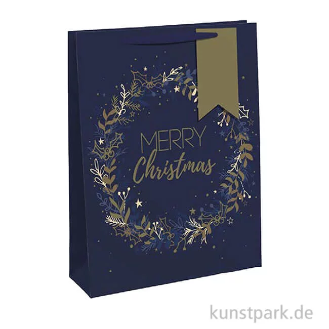 Artikelbild 1 des Artikels “Geschenktasche Weihnachten Sternnacht mit Anhänger, 21,5 x 25,3 cm “