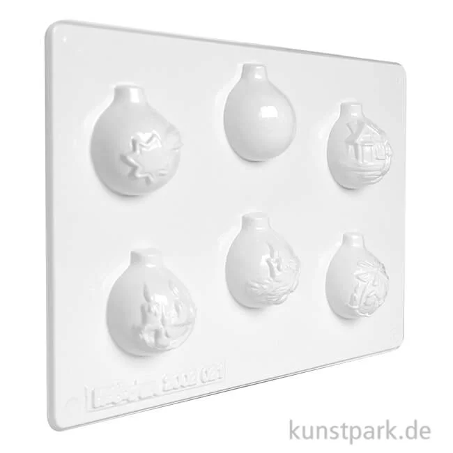 Artikelbild 1 des Artikels “Gießform - 3D Mini Weihnachtskugeln “