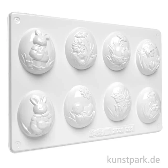 Artikelbild 1 des Artikels “Gießform - 3D Ostereier, 8 Motive “