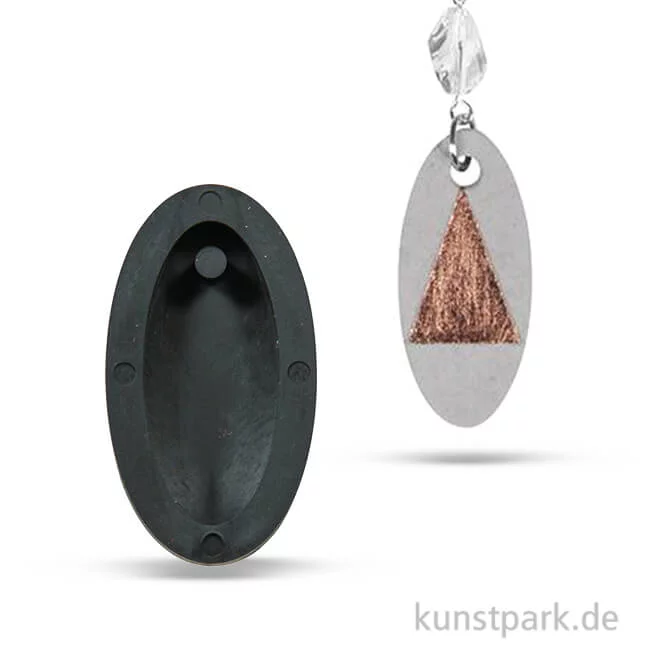Artikelbild 1 des Artikels “Gießform - Anhänger Oval lang, 1,7 x 3,9 cm “