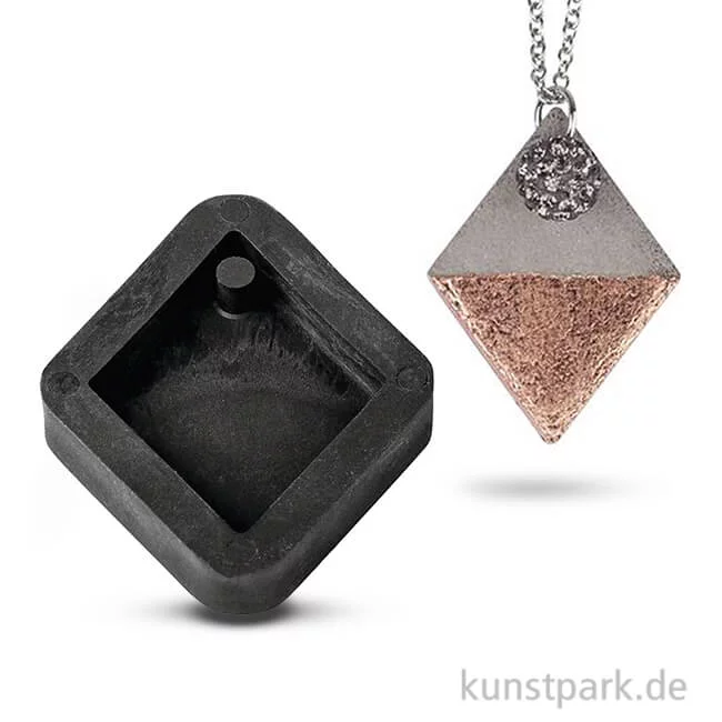 Artikelbild 1 des Artikels “Gießform - Anhänger Raute - 2,9 x 3,9 cm,Stück “