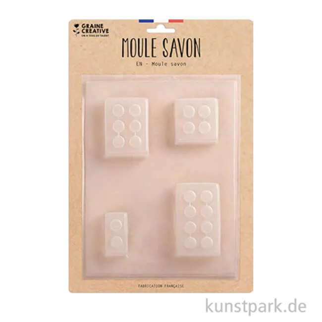 Artikelbild 1 des Artikels “Gießform - Bauklötze, 4 Motive, 20-80 x 50 mm “