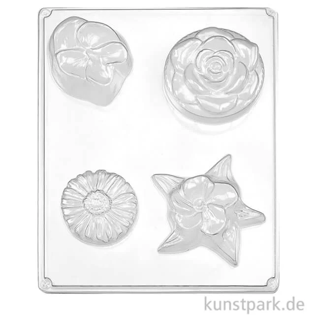 Artikelbild 1 des Artikels “Gießform - Blüten, 4 Motive, 21 x 30 cm “