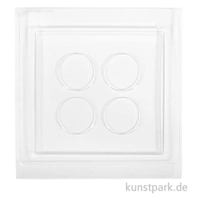 Artikelbild 1 des Artikels “Gießform - Dekoplatte mit 4 Aussparungen, 25 x 25 x 2 cm “