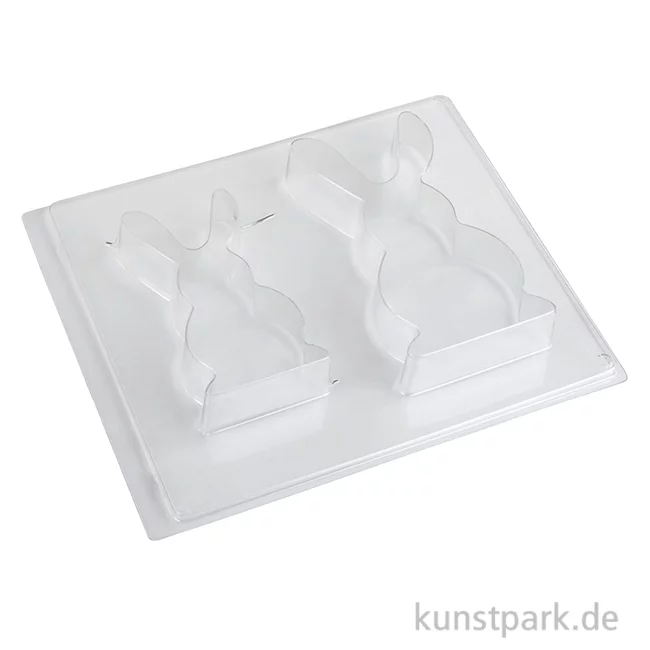 Artikelbild 1 des Artikels “Gießform Hasenfamilie, 8 x 14,5 x 3 cm / 6,5 x 11,7 x 3 cm “
