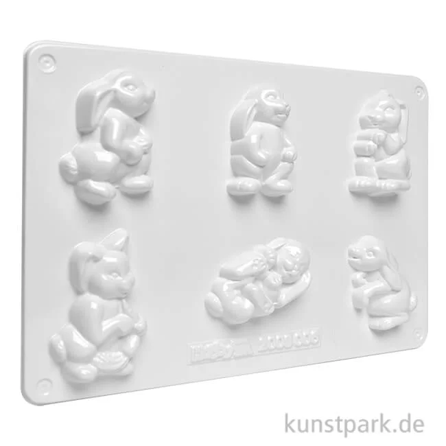 Artikelbild 1 des Artikels “Gießform - Hasenkinder, 6 Motive “