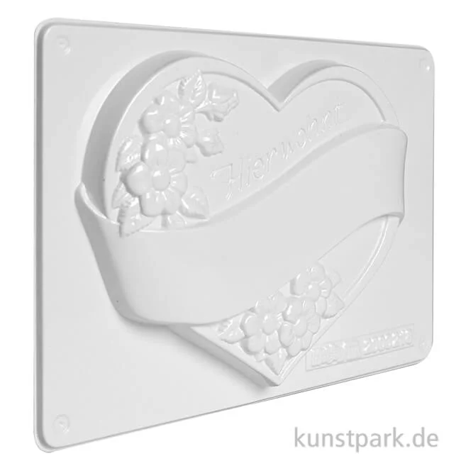 Artikelbild 1 des Artikels “Gießform - Haus-Türschild, Herz “