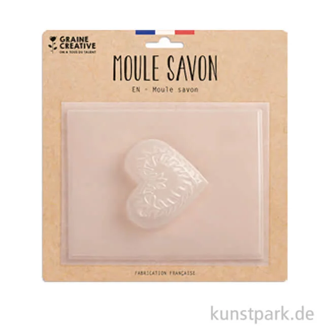 Artikelbild 1 des Artikels “Gießform - Herz mit Ranken, 85 x 75 x 20 mm “