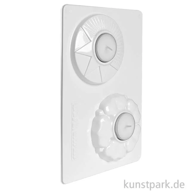 Artikelbild 1 des Artikels “Gießform - Kerzenhalter, Blume + Stern “