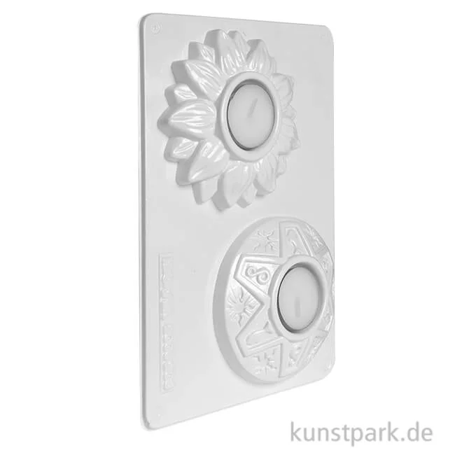 Artikelbild 1 des Artikels “Gießform - Kerzenhalter, Blume + Symbole “