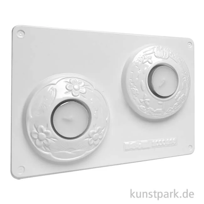 Artikelbild 1 des Artikels “Gießform - Kerzenhalter, Blumen + Dorf “