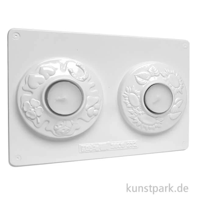 Artikelbild 1 des Artikels “Gießform - Kerzenhalter, Blumen + Glück “