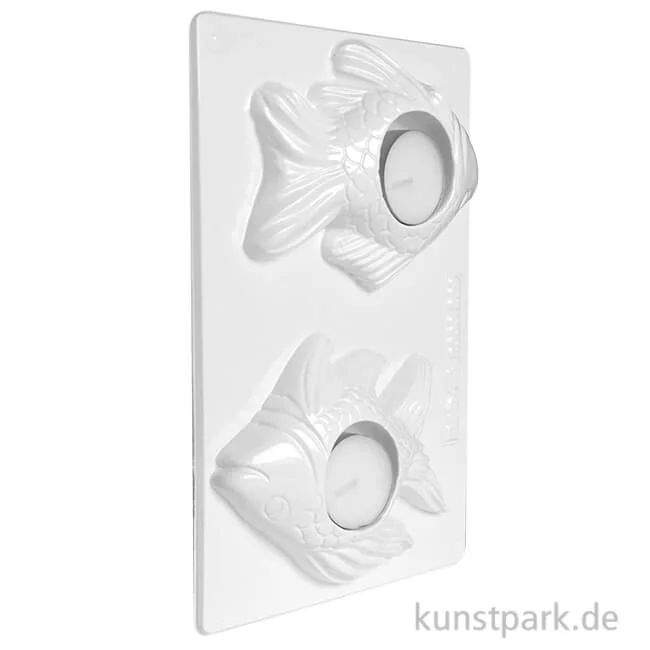 Artikelbild 1 des Artikels “Gießform - Kerzenhalter, Fisch, 2 Motive “