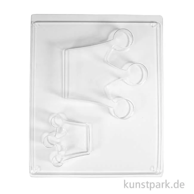 Artikelbild 1 des Artikels “Gießform Kronen, 13 x 12 x 2 cm + 6,5 x 7 x 2 cm “