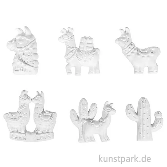 Artikelbild 1 des Artikels “Gießform - Lamas, 6 Motive, 5-8,5 x 6,7-8 cm “