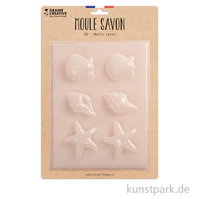 Artikelbild 1 des Artikels “Gießform - Maritim, 6 Motive, je 60 x 60 mm “